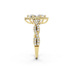 Marquise Cut Lab-Grown Diamond Halo Ring
