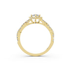 Marquise Cut Lab-Grown Diamond Halo Ring
