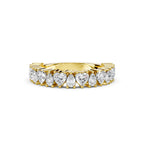 Heart &amp; Marquise Lab-Grown Diamond Eternity Ring