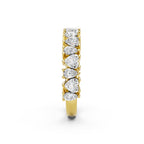 Heart &amp; Marquise Lab-Grown Diamond Eternity Ring