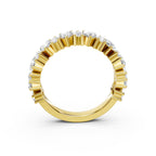 Heart &amp; Marquise Lab-Grown Diamond Eternity Ring