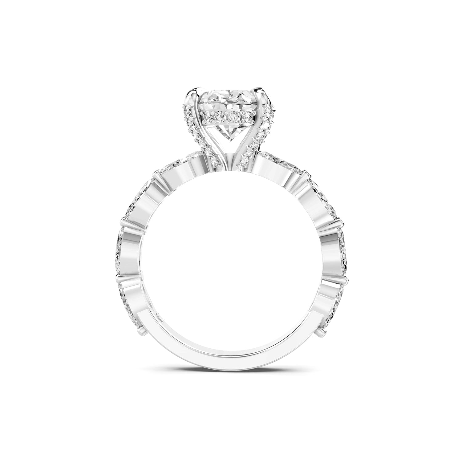 Oval Cut Lab-Grown Diamond Ring