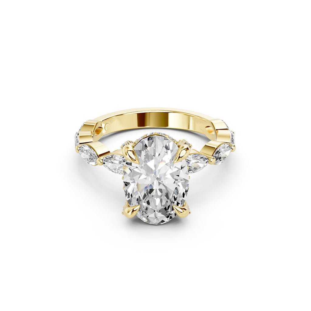 Oval Cut Lab-Grown Diamond Ring