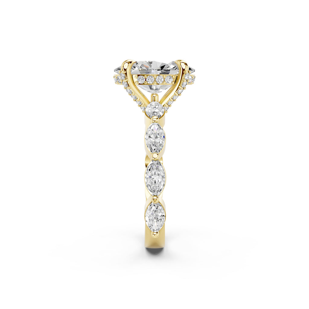 Oval Cut Lab-Grown Diamond Ring