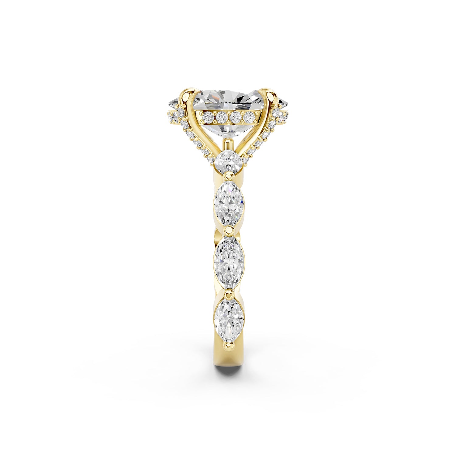 Oval Cut Lab-Grown Diamond Ring