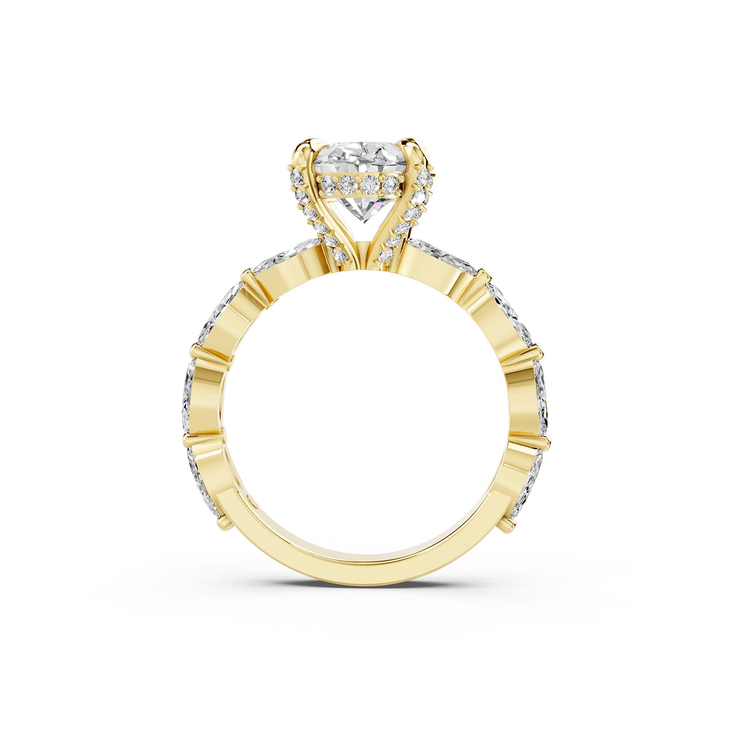 Oval Cut Lab-Grown Diamond Ring