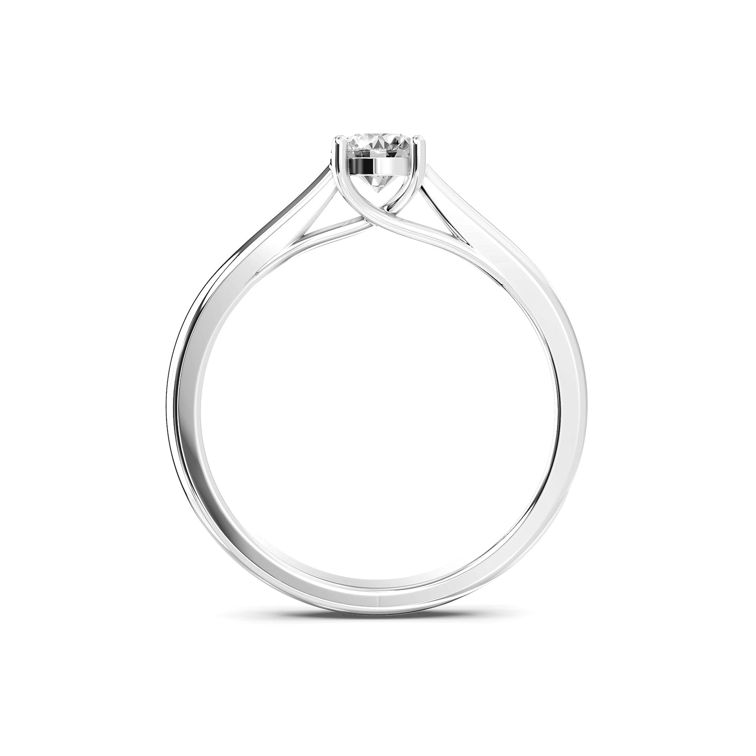 Round Cut Lab-Grown Diamond Solitaire Ring