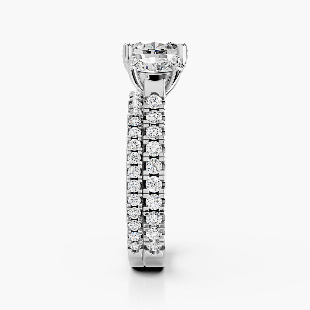Oval Lab-Grown Diamond Multi-Stone Ring