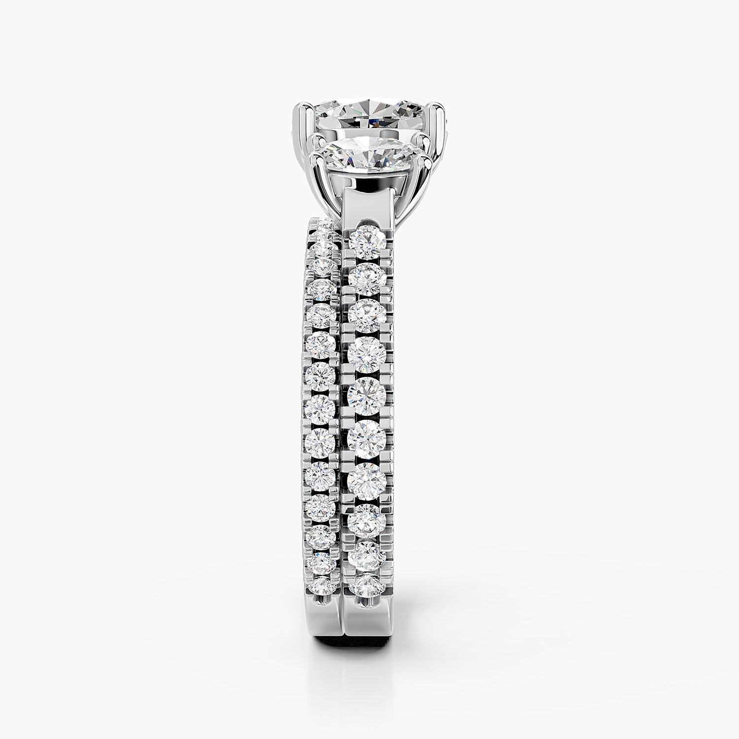 Oval Lab-Grown Diamond Multi-Stone Ring
