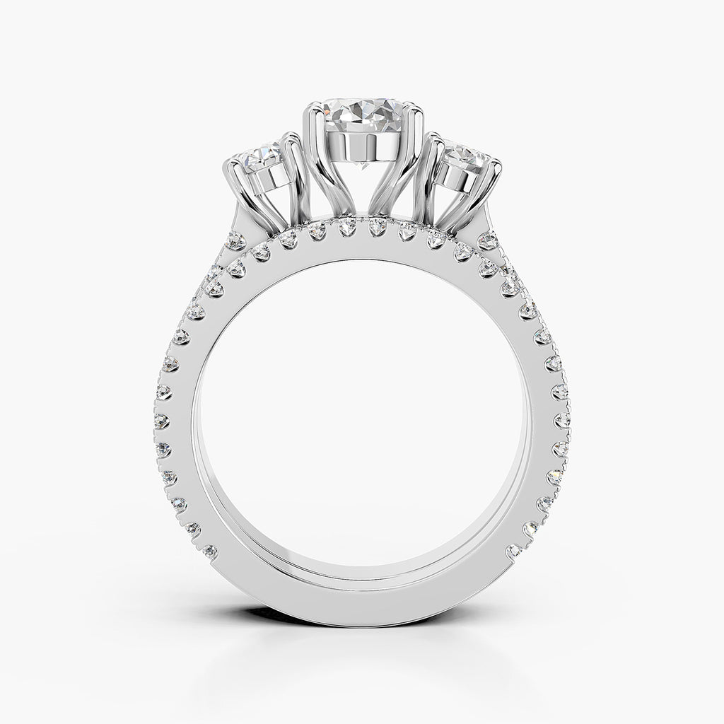 Oval Lab-Grown Diamond Multi-Stone Ring