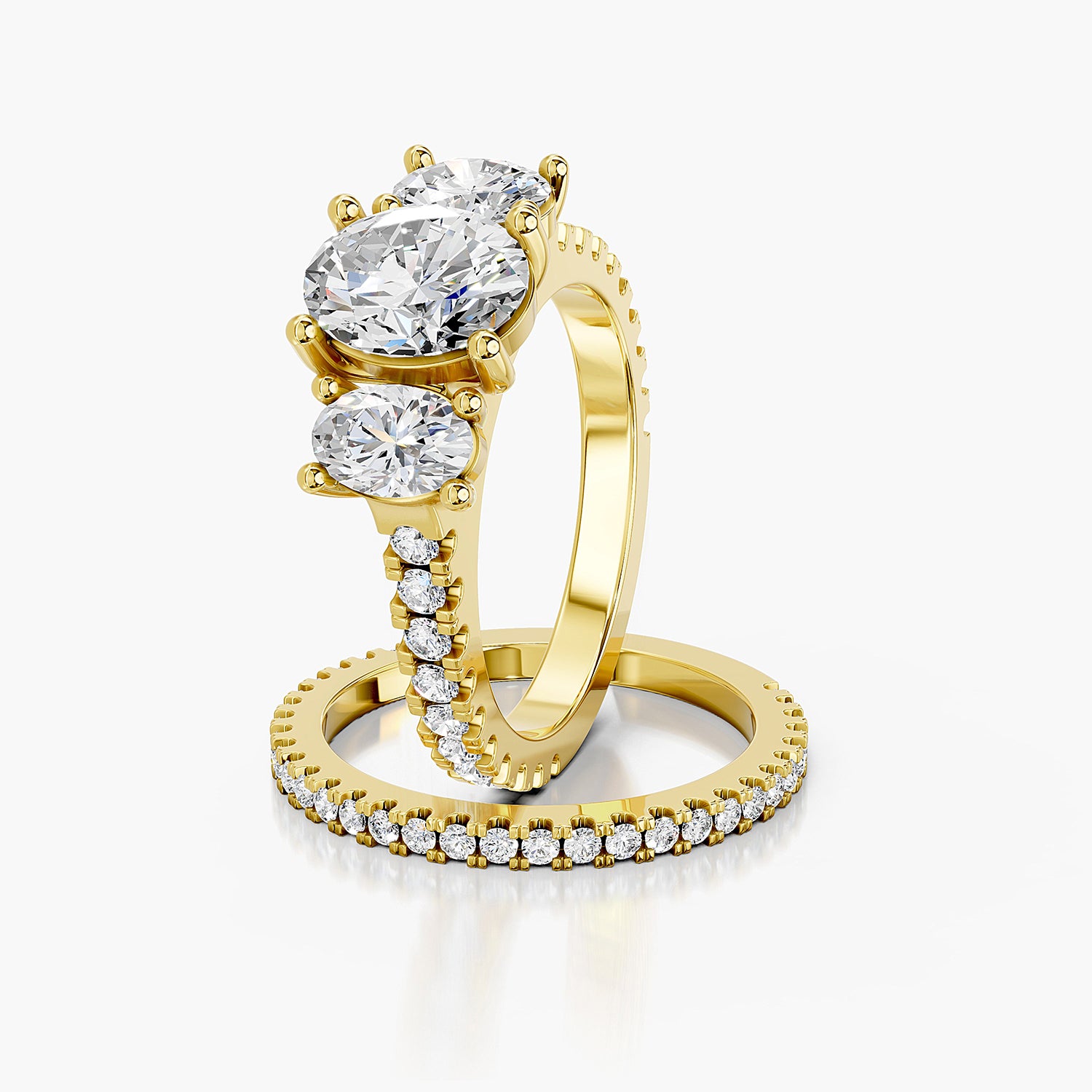 Oval Lab-Grown Diamond Multi-Stone Ring