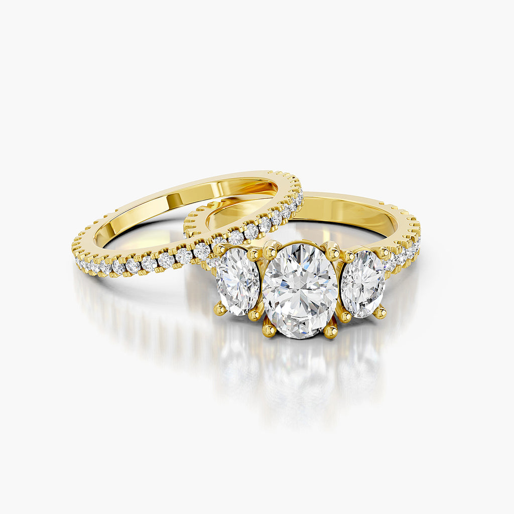 Oval Lab-Grown Diamond Multi-Stone Ring