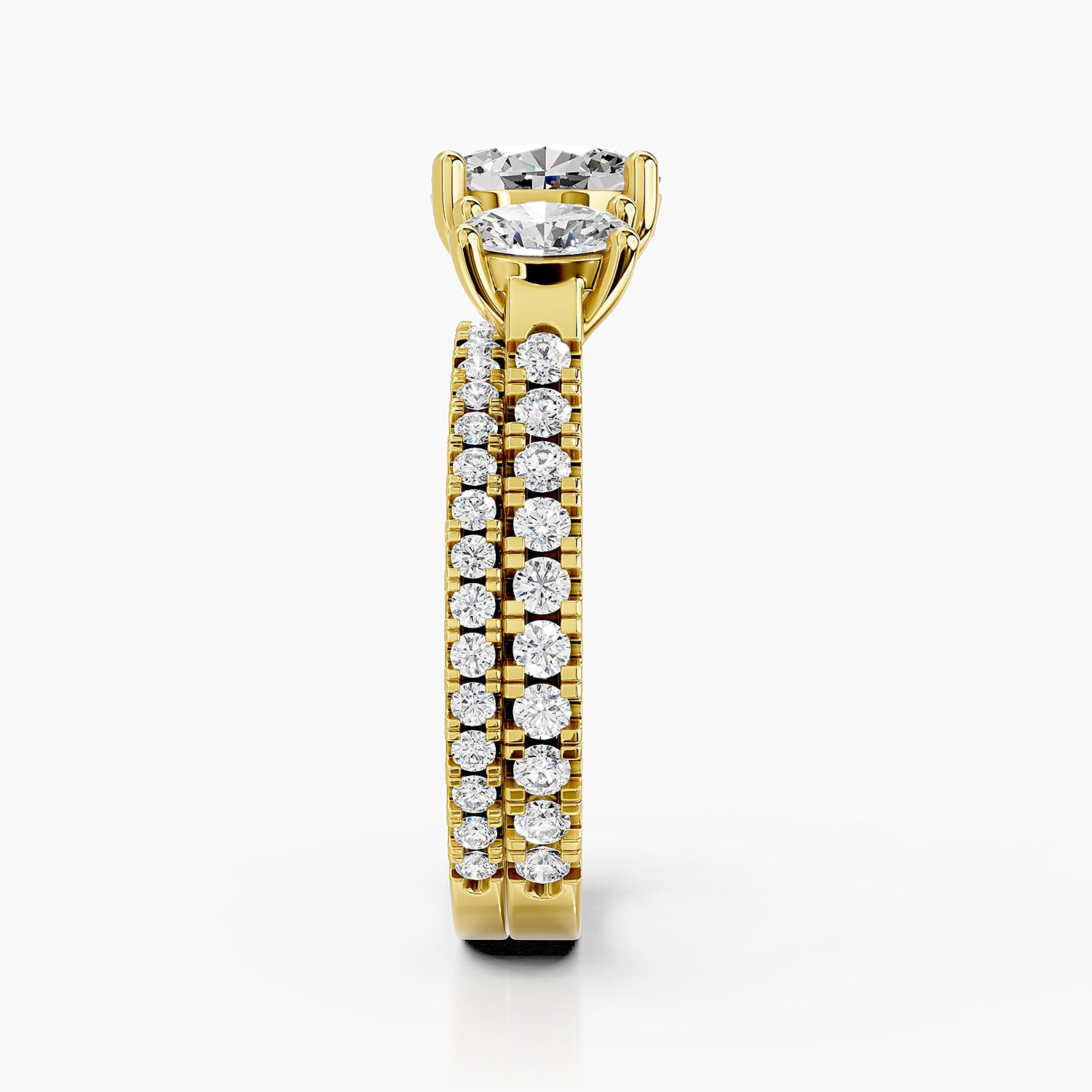 Oval Lab-Grown Diamond Multi-Stone Ring