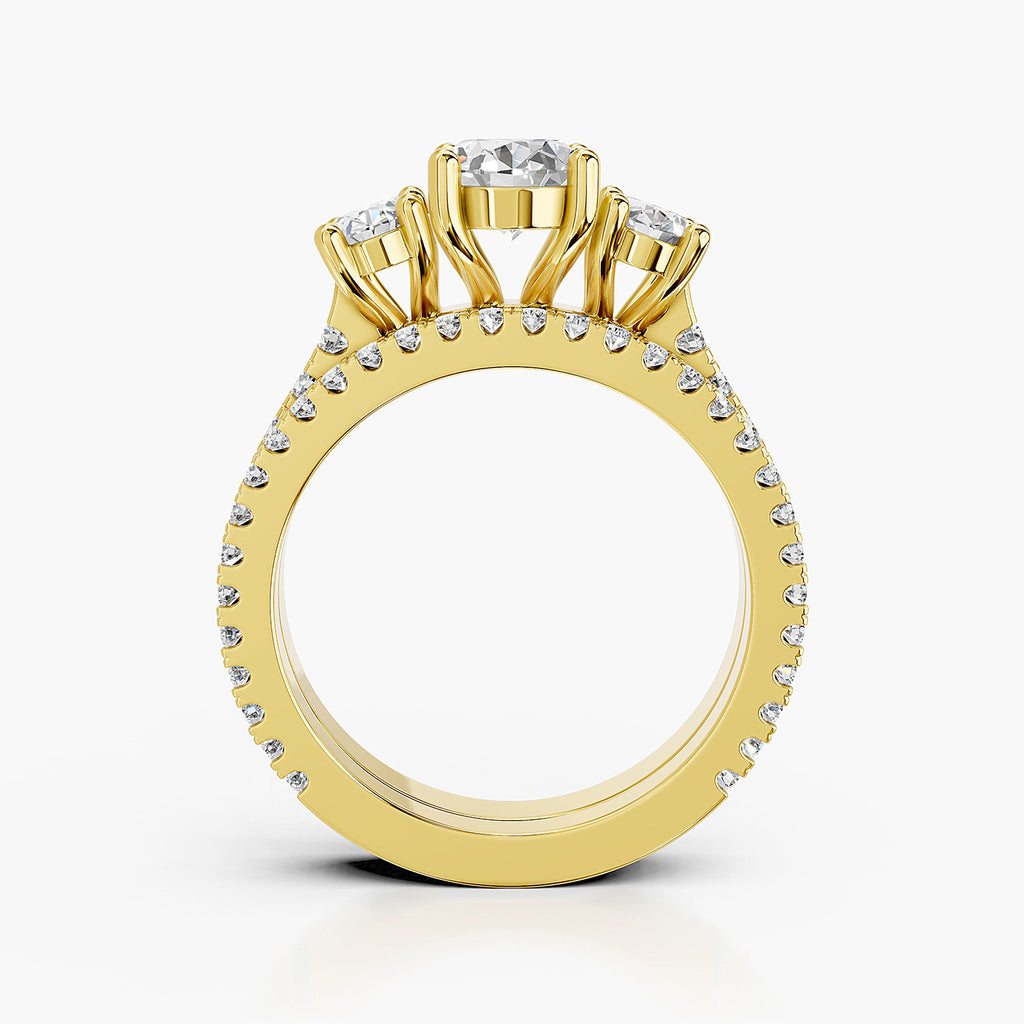 Oval Lab-Grown Diamond Multi-Stone Ring