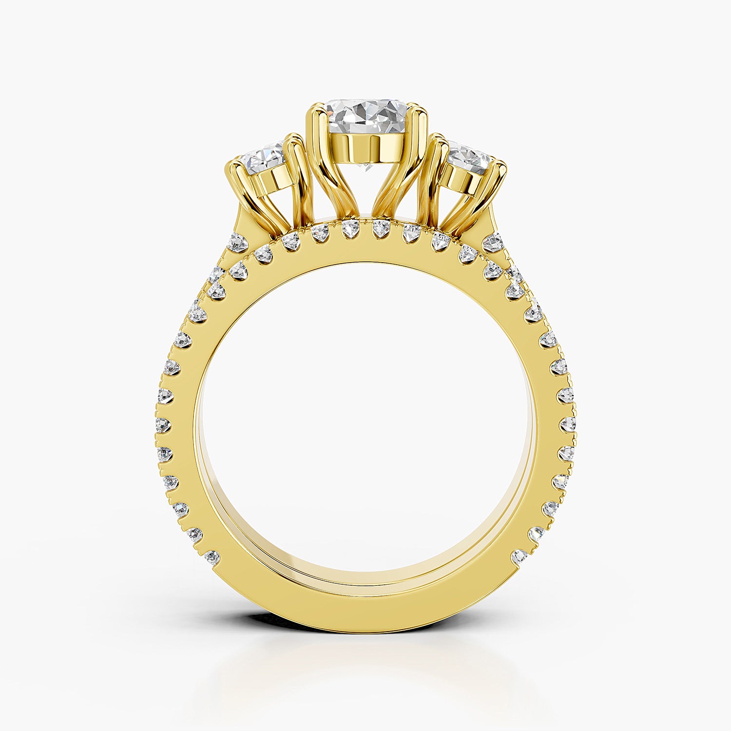 Oval Lab-Grown Diamond Multi-Stone Ring