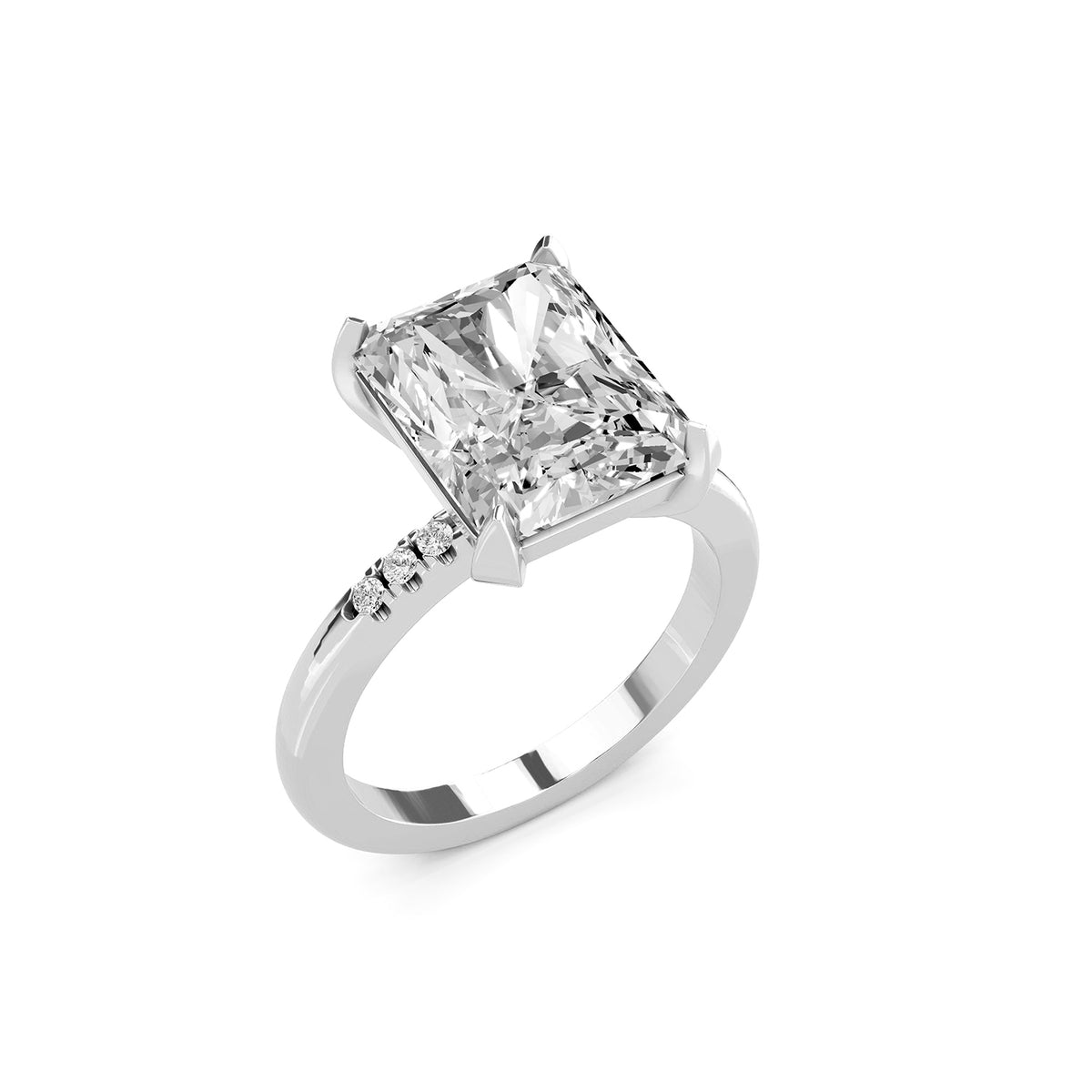 Princess Cut Lab-Grown Diamond Solitaire Ring