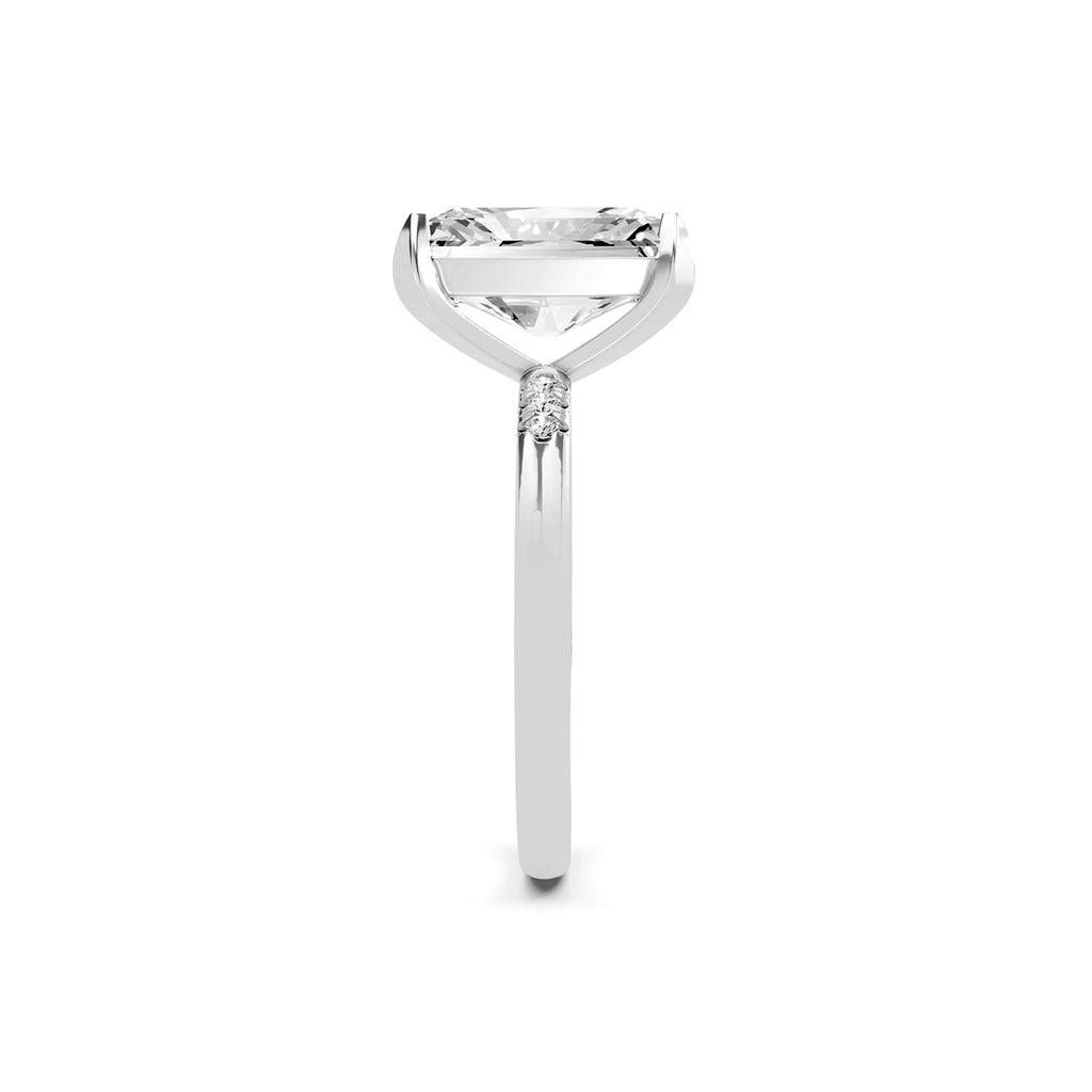 Princess Cut Lab-Grown Diamond Solitaire Ring