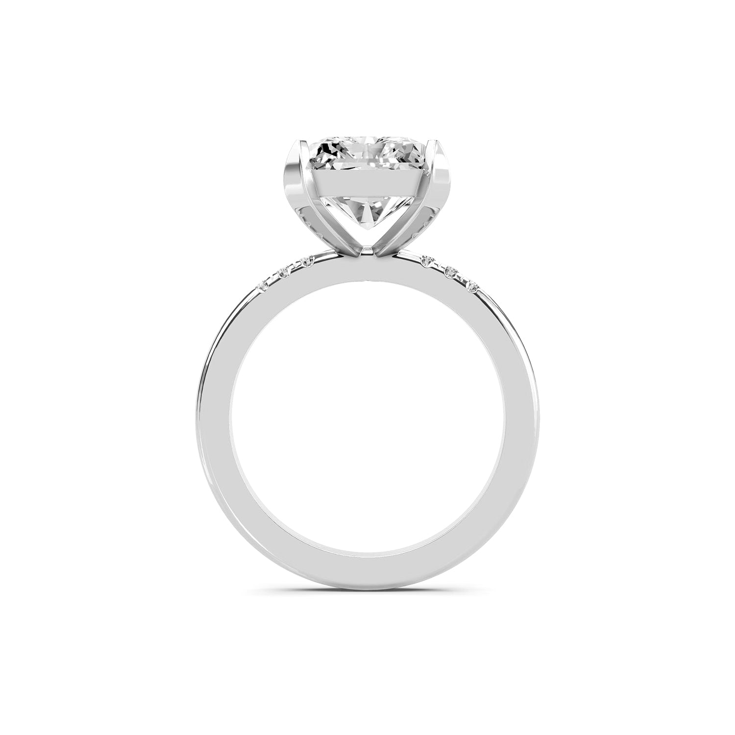 Princess Cut Lab-Grown Diamond Solitaire Ring