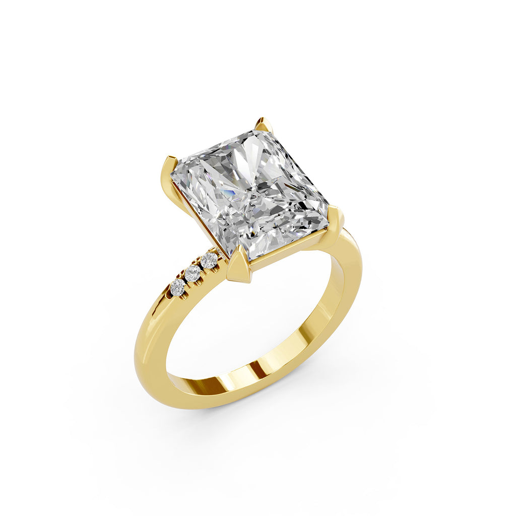 Princess Cut Lab-Grown Diamond Solitaire Ring