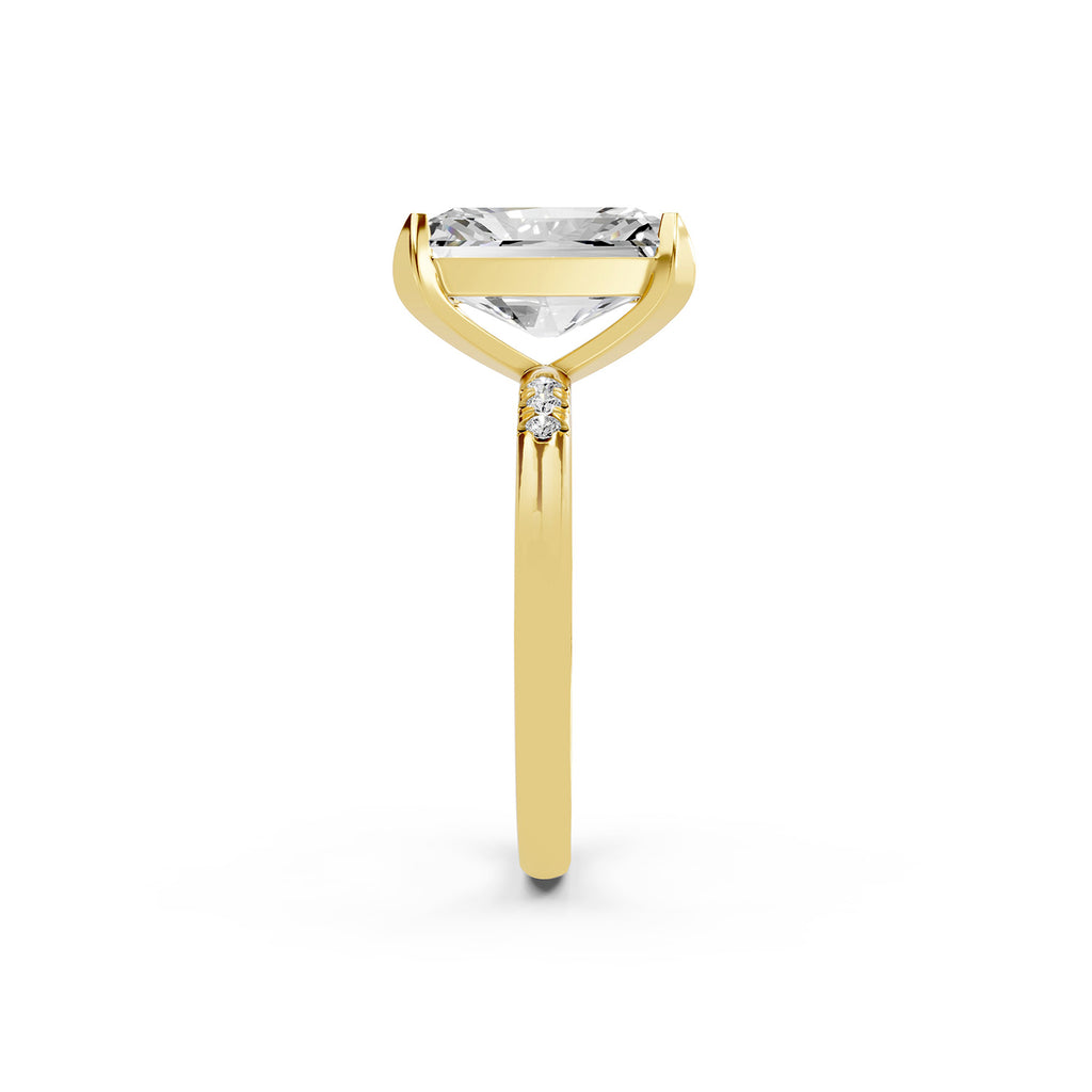 Princess Cut Lab-Grown Diamond Solitaire Ring