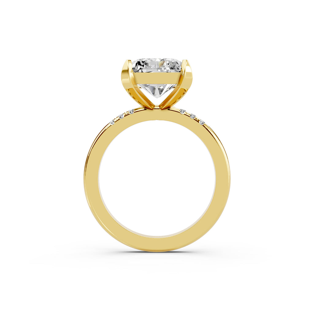 Princess Cut Lab-Grown Diamond Solitaire Ring