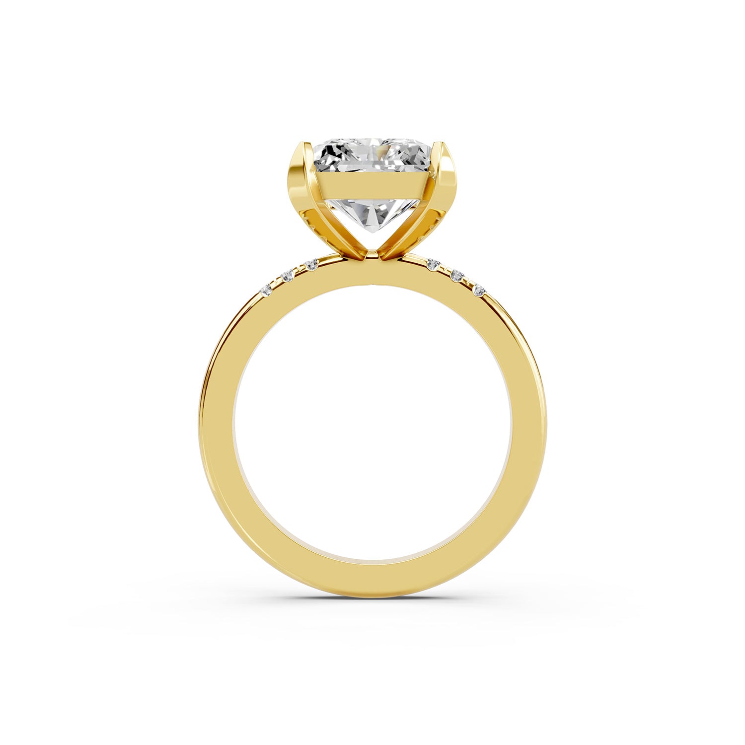 Princess Cut Lab-Grown Diamond Solitaire Ring