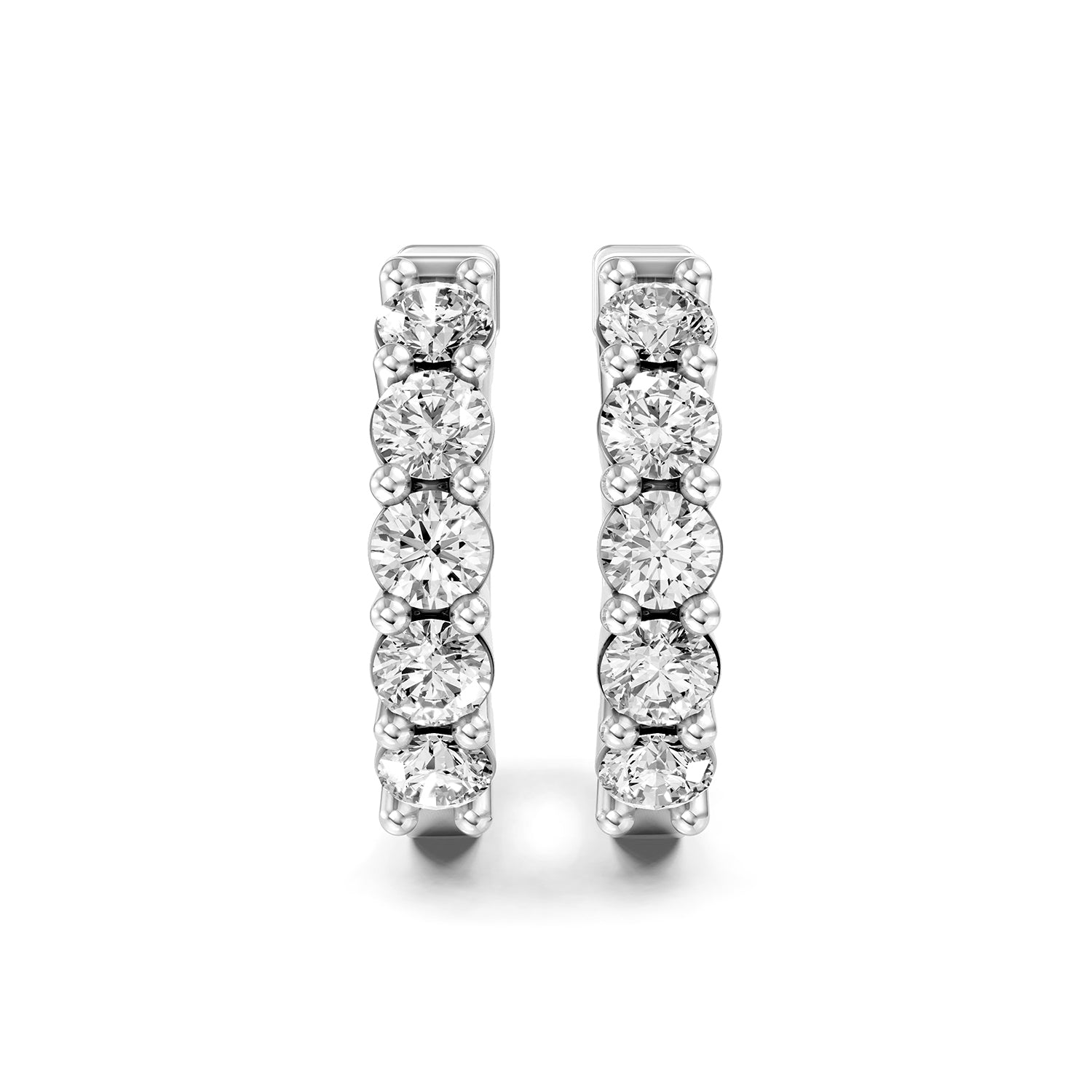Marquise Lab-Grown Diamond Hoop Earrings