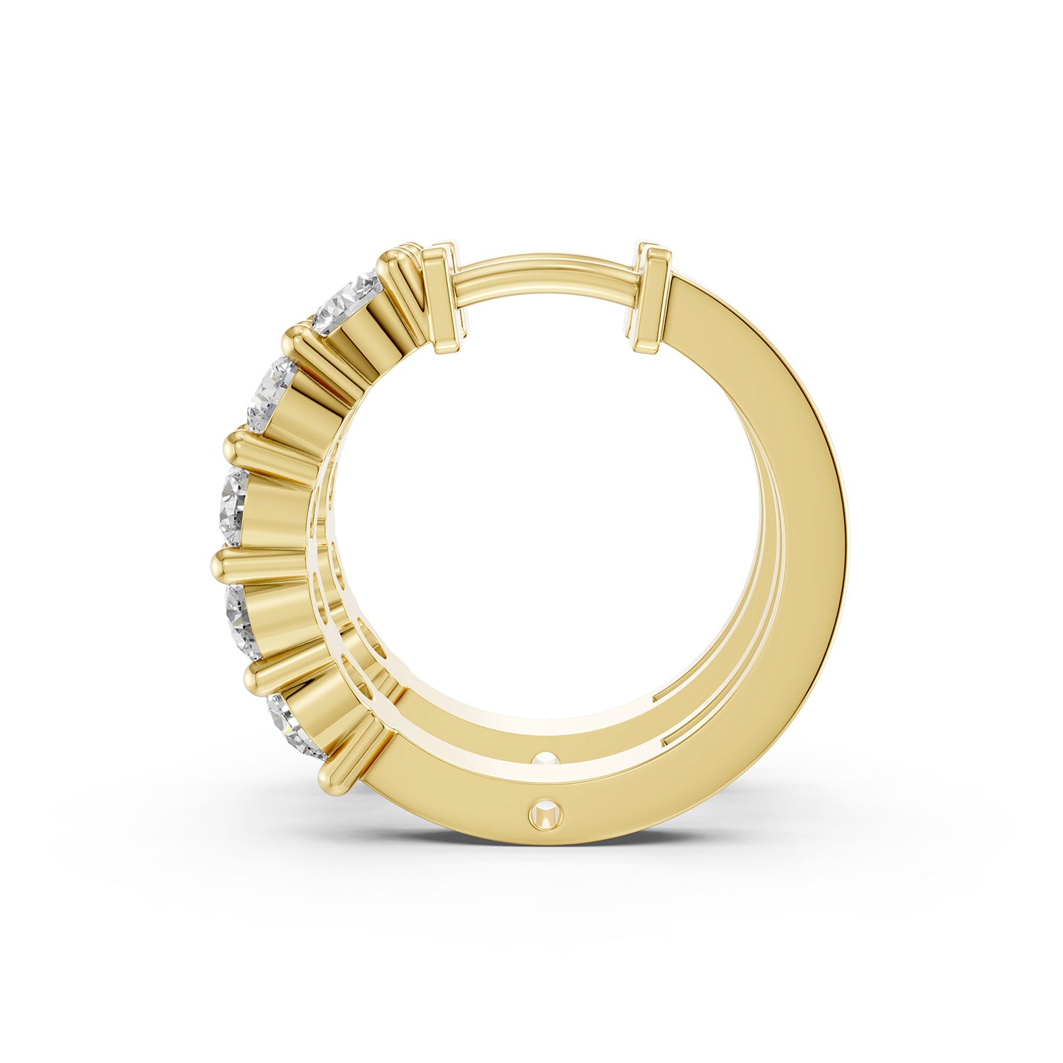 Marquise Lab-Grown Diamond Hoop Earrings