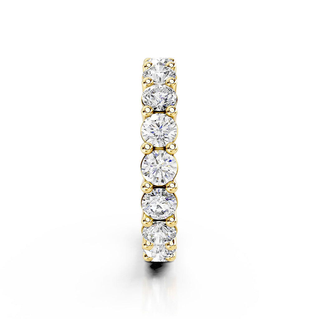 Round Cut Lab-Grown Diamond Eternity Band