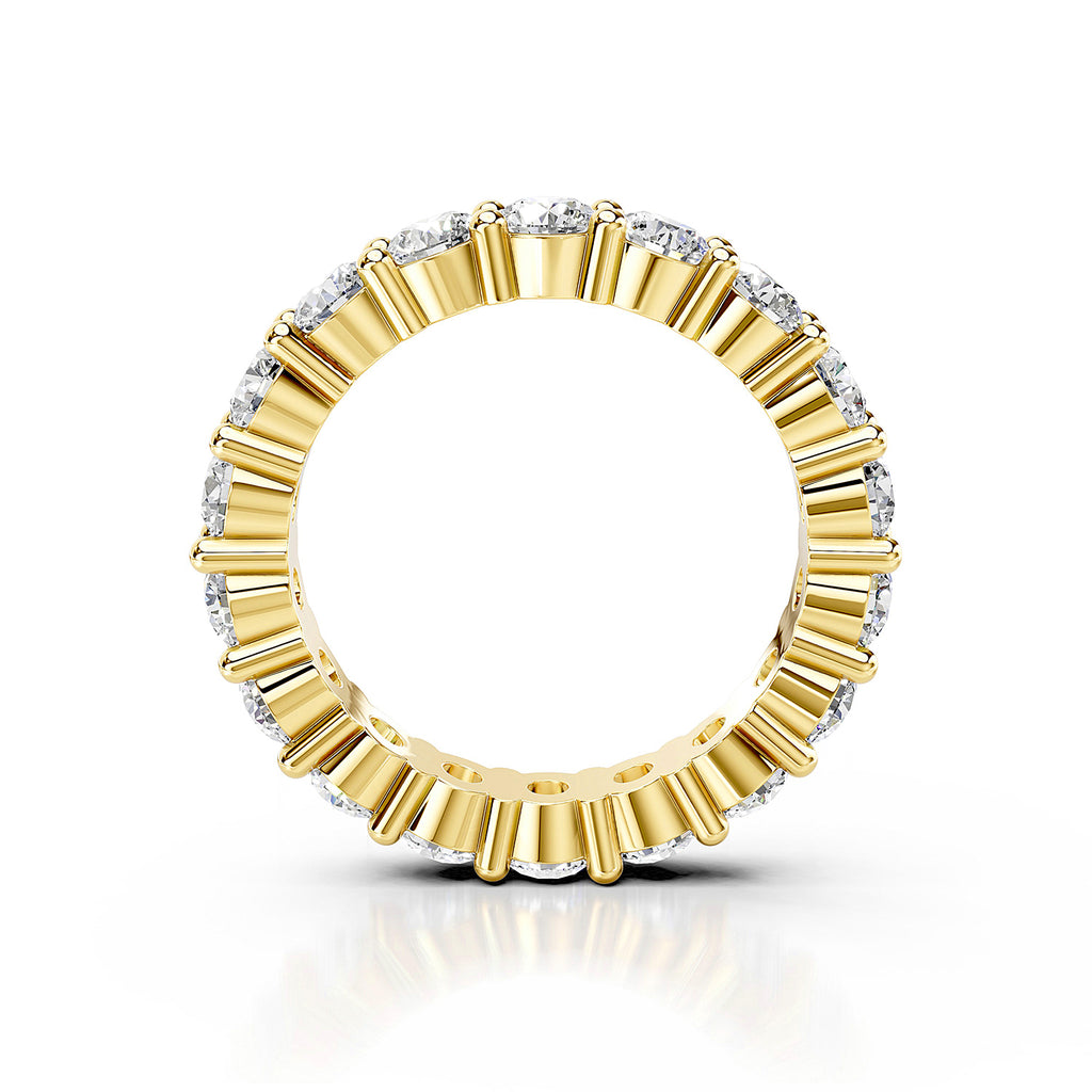 Round Cut Lab-Grown Diamond Eternity Band