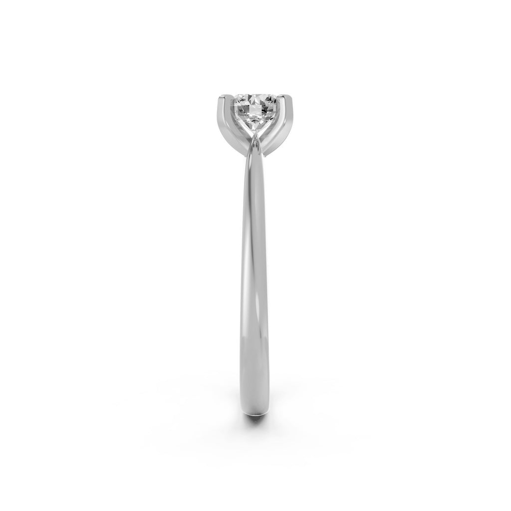 Round Lab-Grown Diamond Solitaire Ring