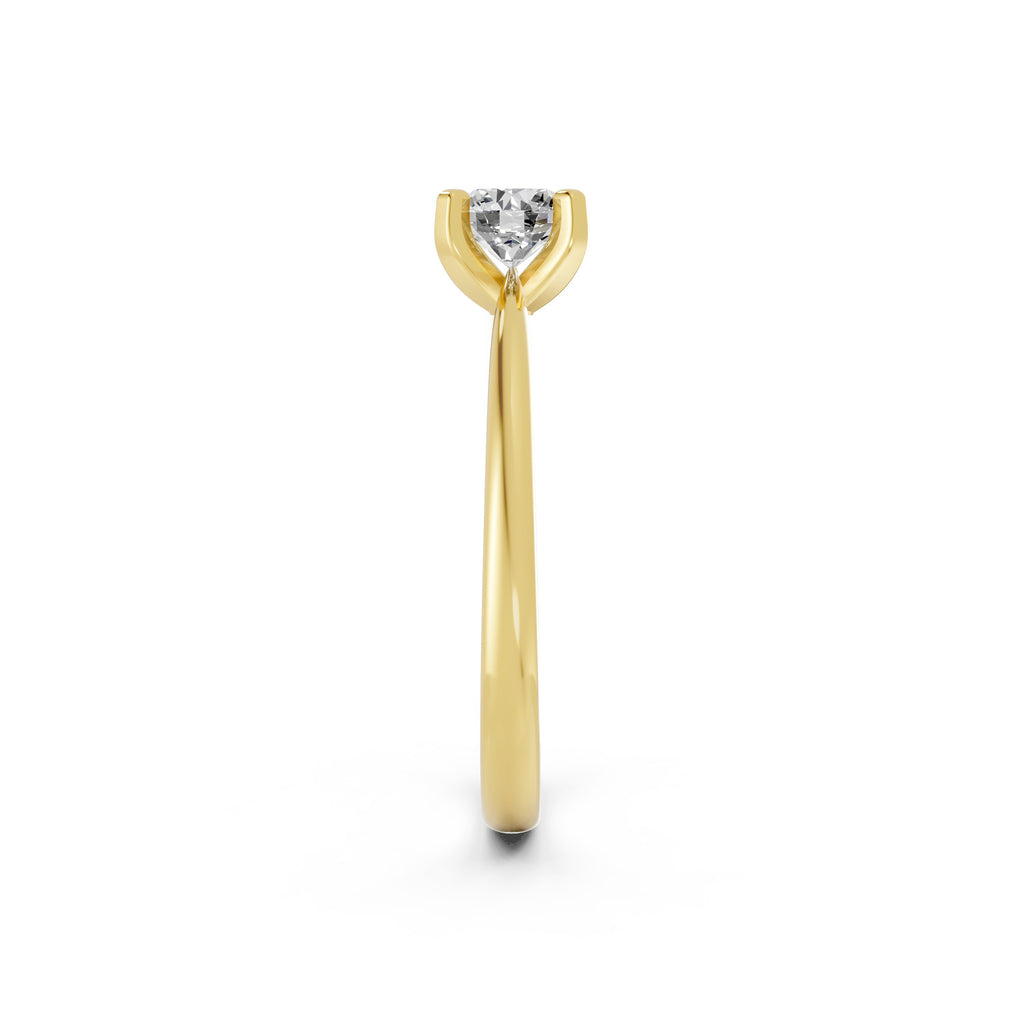 Round Lab-Grown Diamond Solitaire Ring
