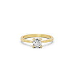 Round Lab-Grown Diamond Solitaire Ring