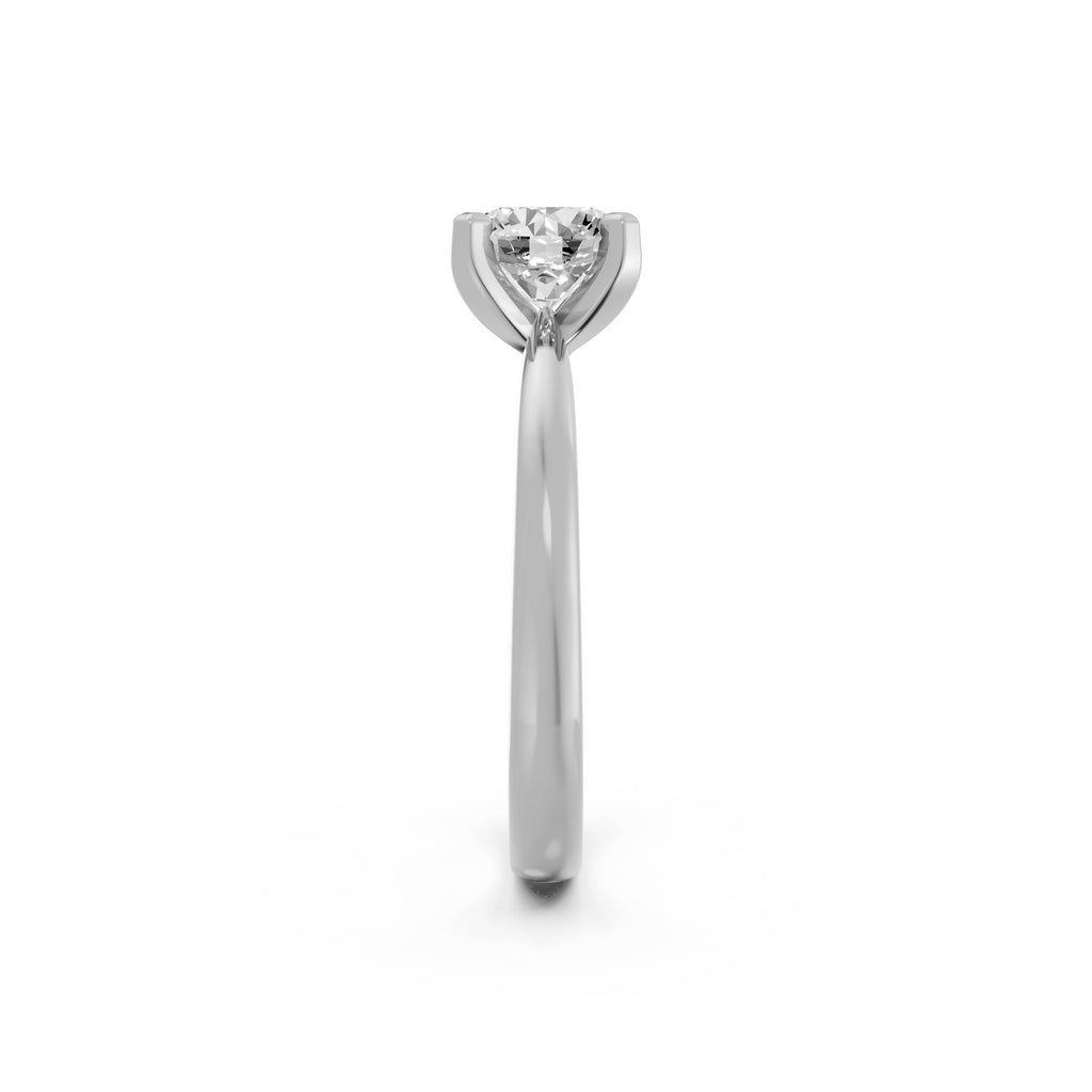 Heart Cut Lab-Grown Diamond Solitaire Ring