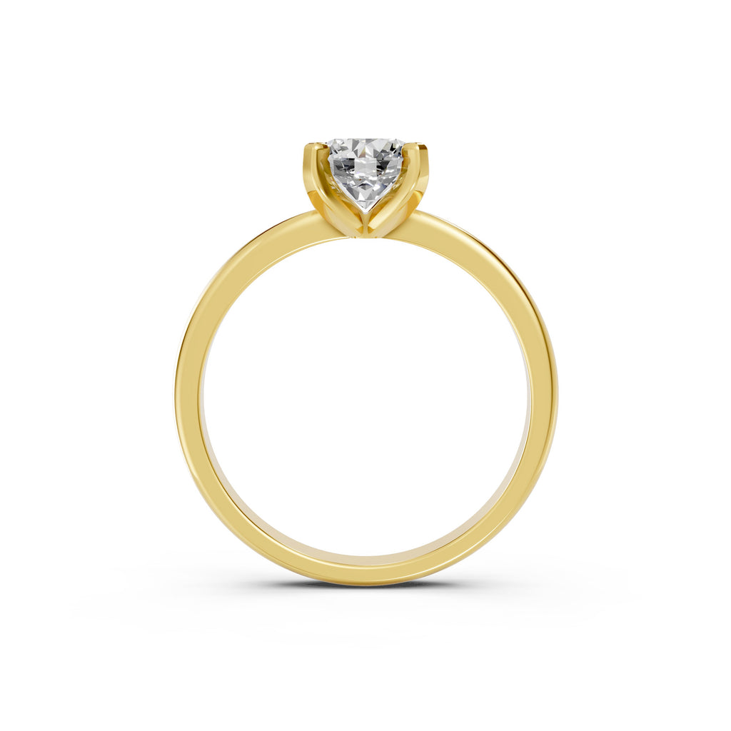 Heart Cut Lab-Grown Diamond Solitaire Ring