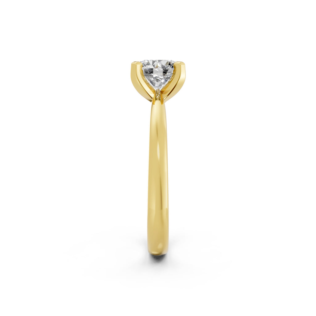 Heart Cut Lab-Grown Diamond Solitaire Ring