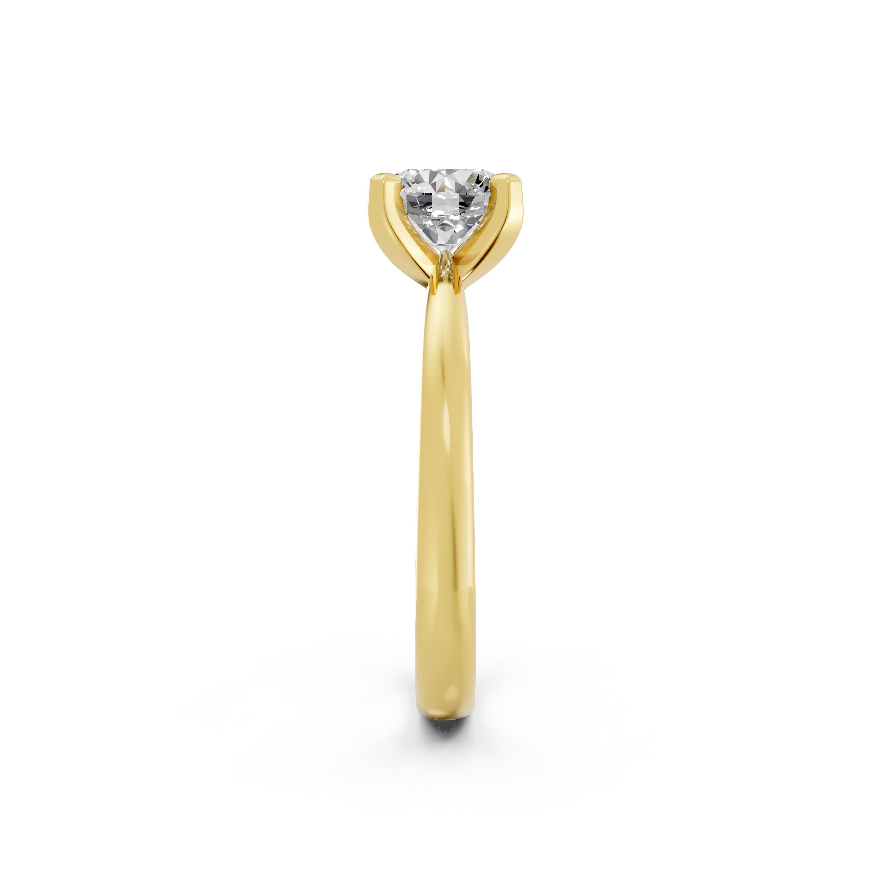 Heart Cut Lab-Grown Diamond Solitaire Ring