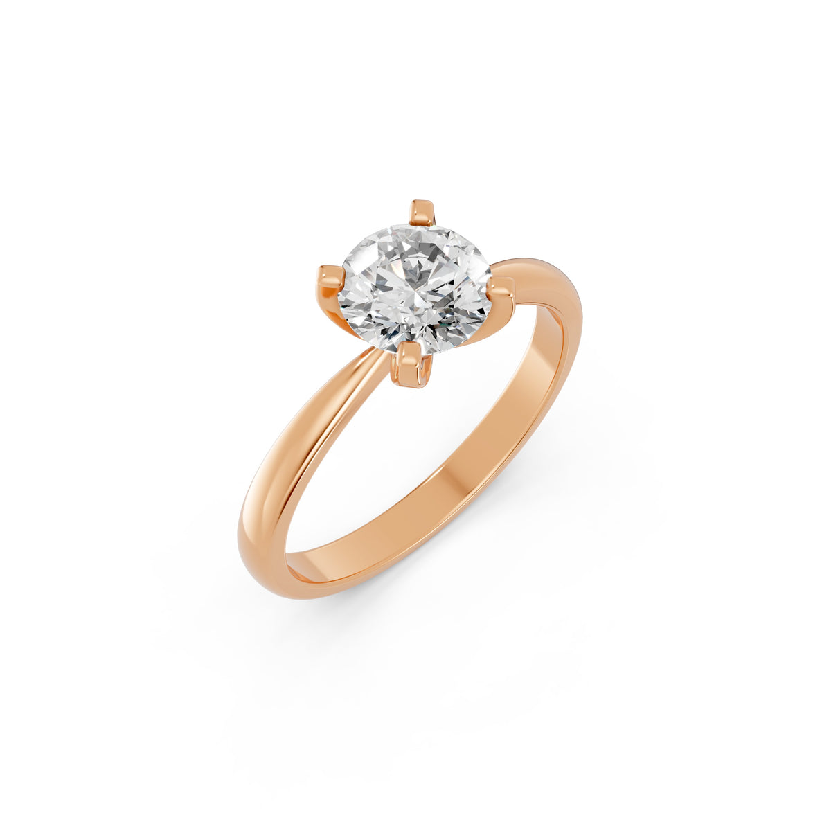 Heart Cut Lab-Grown Diamond Solitaire Ring