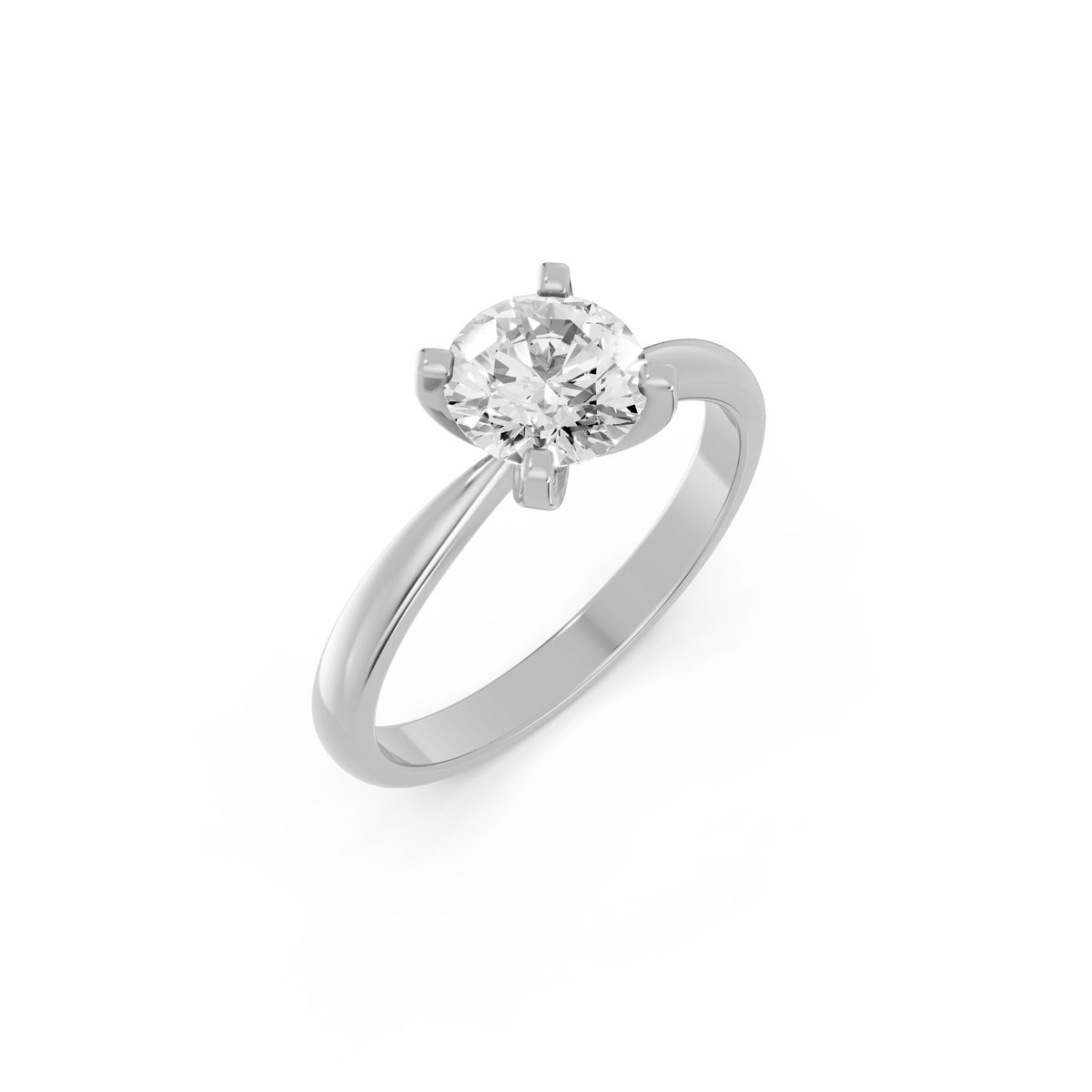 Heart Cut Lab-Grown Diamond Solitaire Ring