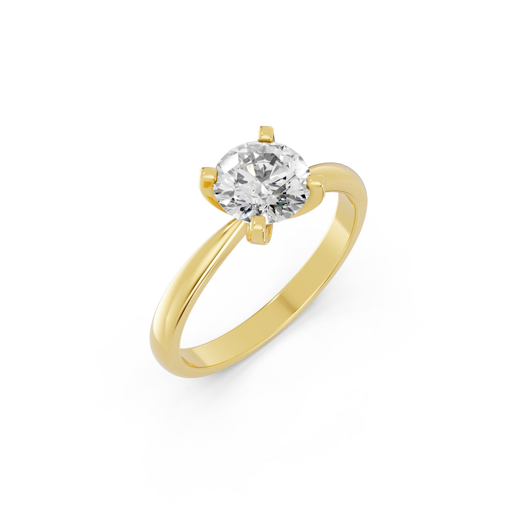Heart Cut Lab-Grown Diamond Solitaire Ring