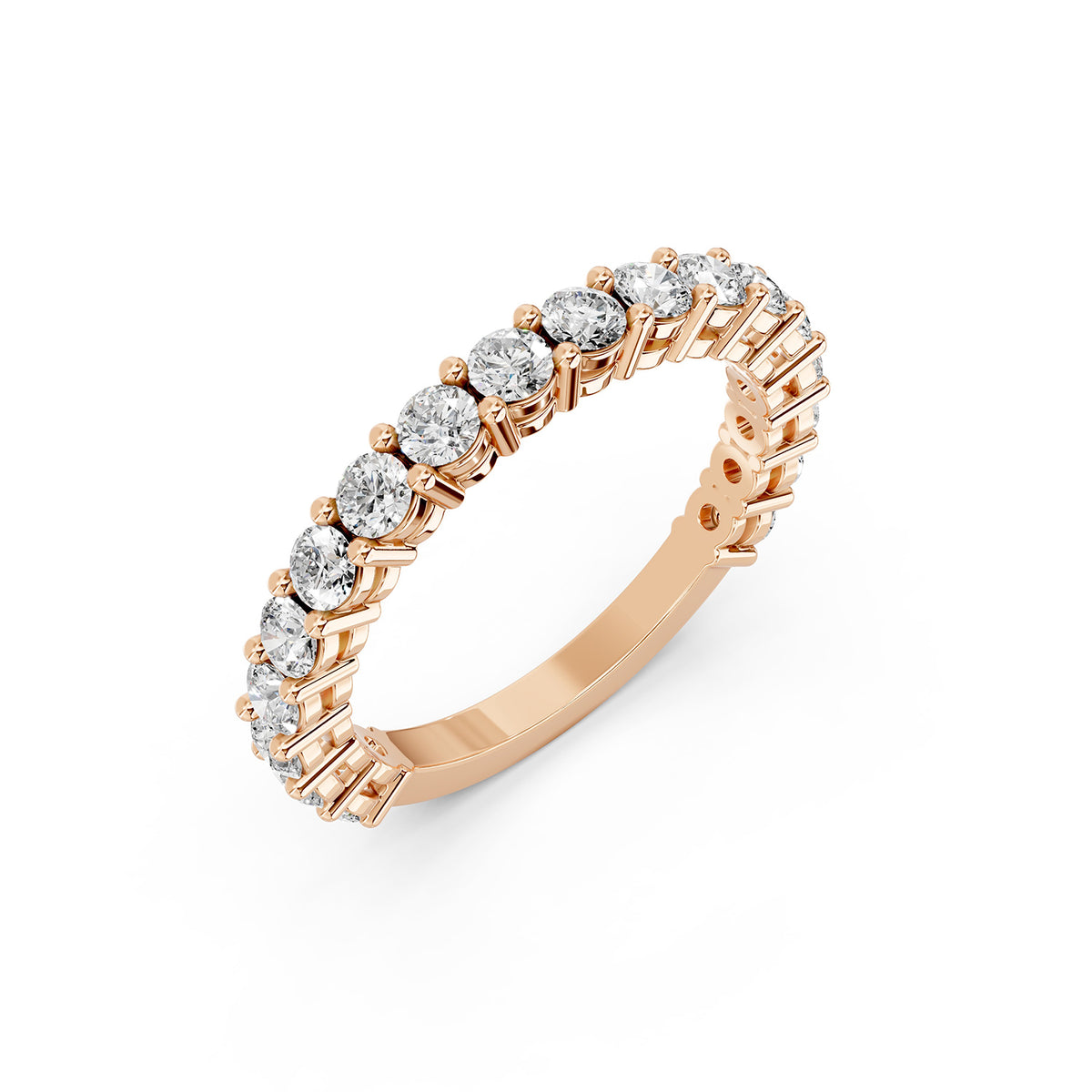 Lab-Grown Diamond Half Eternity Ring