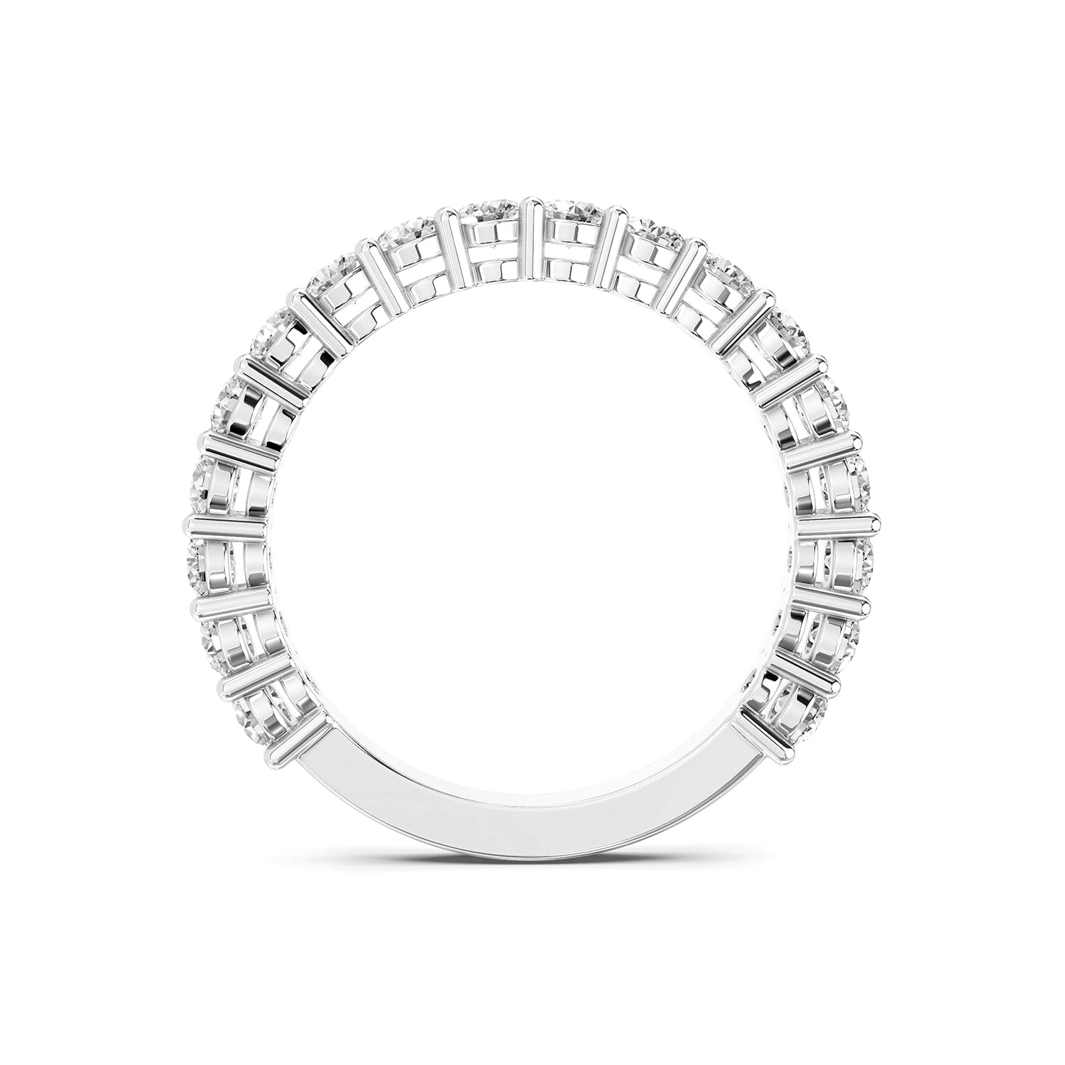 Lab-Grown Diamond Half Eternity Ring