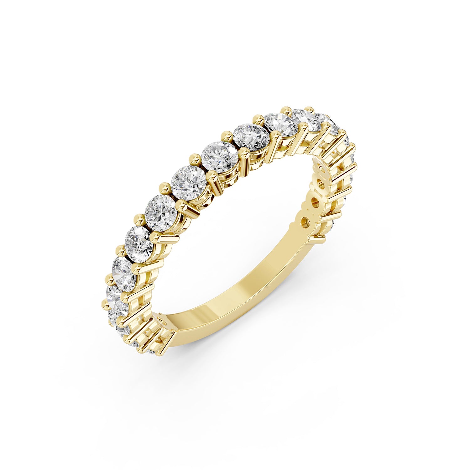 Lab-Grown Diamond Half Eternity Ring