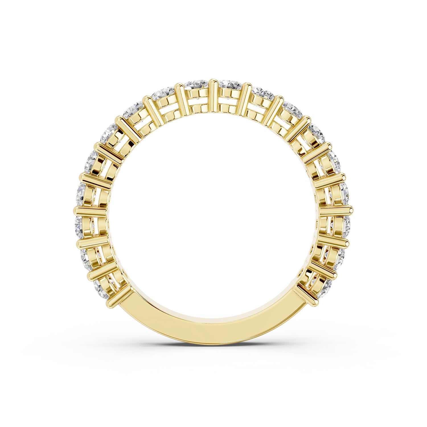 Lab-Grown Diamond Half Eternity Ring
