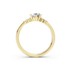 Oval Lab-Grown Diamond Three Stone Ring