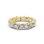 Marquise &amp; Round Lab-Grown Diamond Eternity Ring