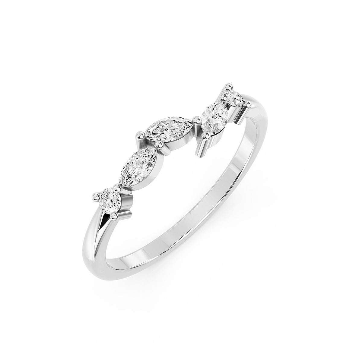 Marquise Lab-Grown Diamond Ring