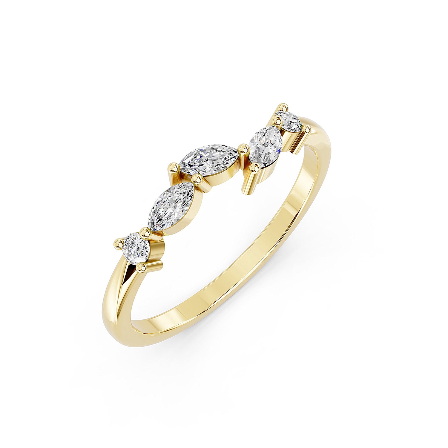 Marquise Lab-Grown Diamond Ring