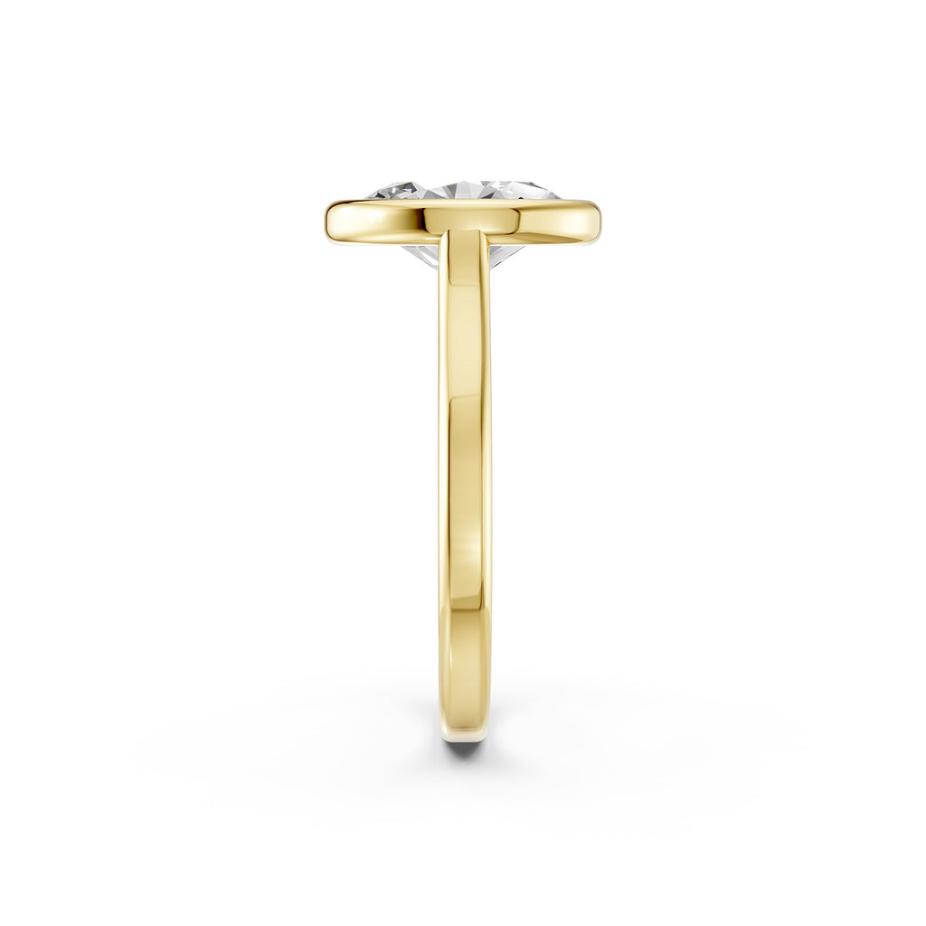 Oval Cut Lab-Grown Diamond Solitaire Ring