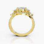 Marquise Cut Lab-Grown Diamond Bridal Ring Set